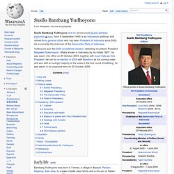 Susilo Bambang Yudhoyono - Wiki