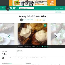 Yummy Baked Potato Skins Recipe