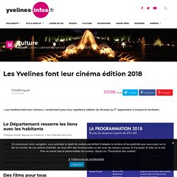 Les Yvelines font leur cinéma édition 2018