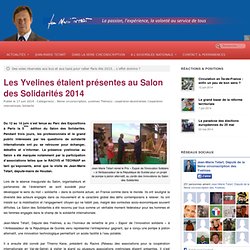 Les Yvelines étaient présentes au Salon des Solidarités 2014 - Jean-Marie TETART