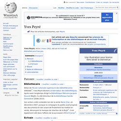 Yves Peyré