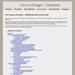 Yvon LE DOUGET - Céramiste