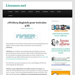 yWriter5 (logiciels pour écrivains 4/8)