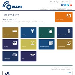 Z-Wave : Find products