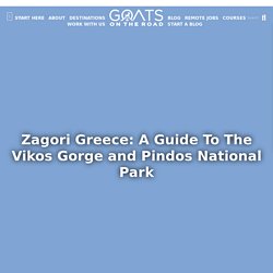 Zagori Greece: A Guide To The Vikos Gorge and Pindos National Park