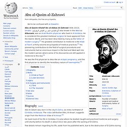 Abu al-Qasim al-Zahrawi