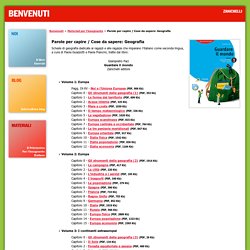 Benvenuti Zanichelli - Materiali per l'insegnante - Parole per capire / Cose da sapere: Geografia