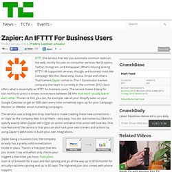 Zapier: An IFTTT For Business Users