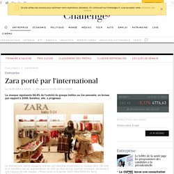 Zara porté par l'international