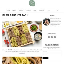 Zaru Soba (Vegan) - Okonomi Kitchen
