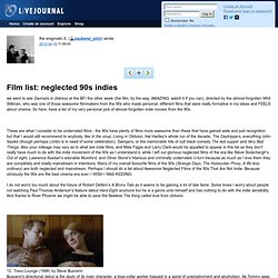 zauberer_sirin: Film list: neglected 90s indies