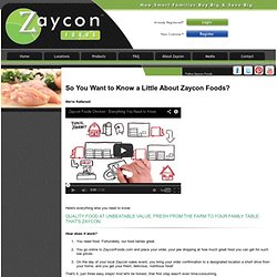 Zaycon Foods - How Smart Families Buy Big & Save Big