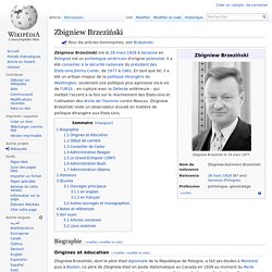 Zbigniew Brzeziński