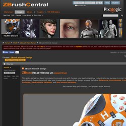 ZBrush Helmet Design Update #7
