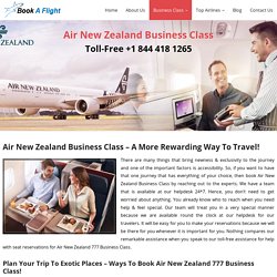 Air New Zealand Business Class