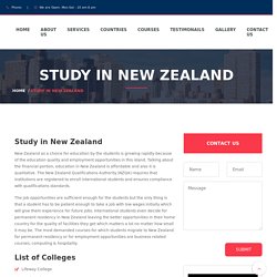 New Zealand study visa consultant in Mohali