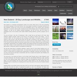 New Zealand landscape photography Tour