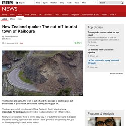 New Zealand quake: The cut-off tourist town of Kaikoura