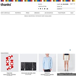 Welcome - Thanks Shop - Buy brands online including Lower, Ksubi, Stolen Girlfriends Club, Huffer, Shakuhachi, Nike, The Cassette Society, PAM, Riddle Me This, GRAM shoes