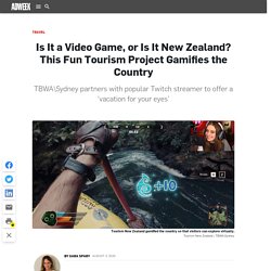 Is It a Video Game, or Is It New Zealand? This Fun Tourism Project Gamifies the Country