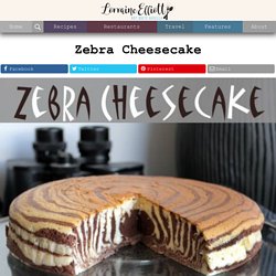 Zebra Cheesecake recipe @Not Quite Nigella