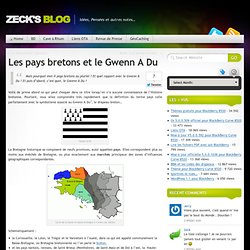 Les pays bretons et le Gwenn A Du