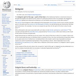 Zeitgeist