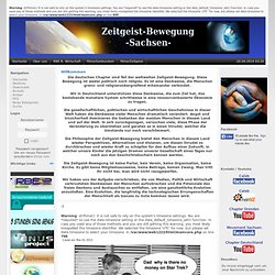 Zeitgeistmovement Chapter Sachsen - News