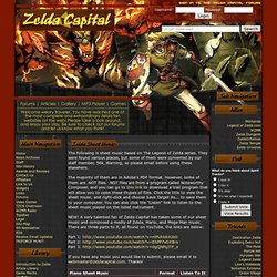 Zelda Capital - Zelda Sheet Music