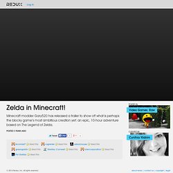 Zelda in Minecraft! Video - StumbleUpon