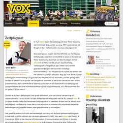 VOX: Zelfplagiaat Vaandrager