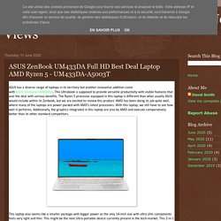 ASUS ZenBook UM433DA Full HD Best Deal Laptop AMD Ryzen 5 - UM433DA-A5003T