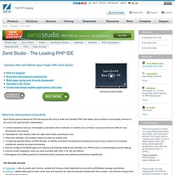 Studio - the leading PHP IDE