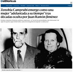 Zenobia Camprubí emerge como una mujer "adelantada a su tiempo" tras décadas oculta por Juan Ramón Jiménez