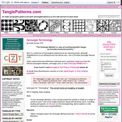 [TanglePatterns.com (membre)] Terminologie