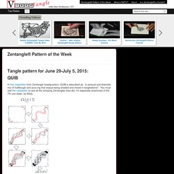 Zentangle® Pattern of the Week