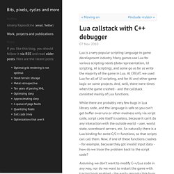 zeuxcg.org - Lua callstack with C++ debugger