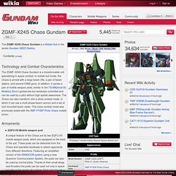 ZGMF-X24S Chaos Gundam