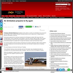Air Zimbabwe prepares to fly again « Business « ZimEye