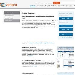 Zimbra Products