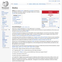 Wikipédia : Zimbra
