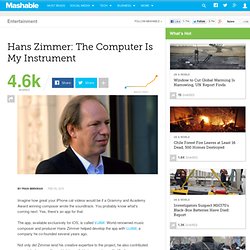 Hans Zimmer: The Computer Is My Instrument