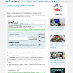 Zinepal: Online Ebook Creator