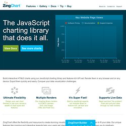 JavaScript Charting Library - HTML5 Charts