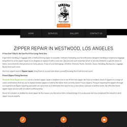 Zipper Repair, Bag Zipper Repair Los Angeles