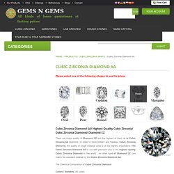 Buy Quality Cz Diamond Stones Online