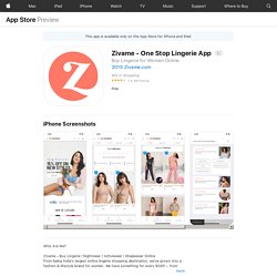 ‎Zivame - One Stop Lingerie App on the App Store