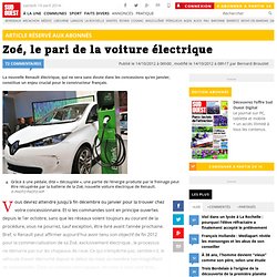 Zoé, le pari de la voiture électrique