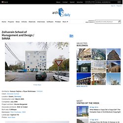Zollverein School of Management and Design / SANAA