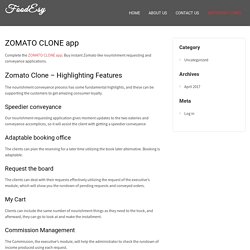 ZOMATO CLONE app - FoodEsy